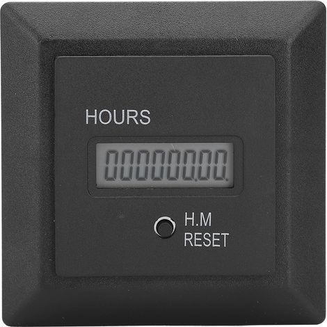 Präziser digitaler Betriebsstundenzähler HM-1R, Digitalanzeige, universell 50/60 Hz, Wechselstrom 100–240 V, Betriebstimer (1/5)