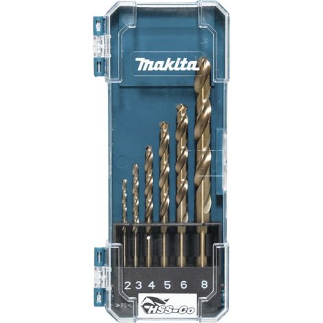 Makita HSS Co Metallbohrer-Set Ø 2,0 - 8,0 mm