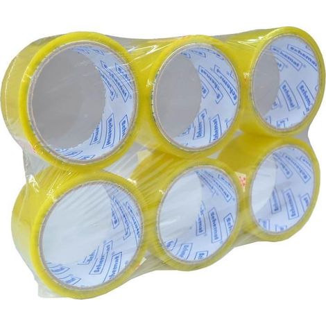 Klebeband 48mmx45,7m transparent (6 Stk.)