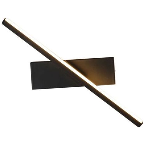 Applique murale rotative pour chambre à coucher, coque en fer, Surface de cuisson à haute température, lampe de chevet Anti-Corrosion pour la maison, lumière blanche et noire (1/4)