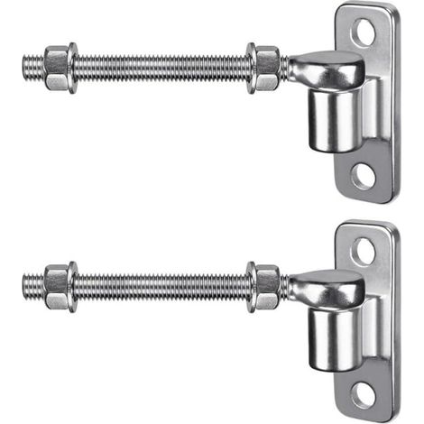 Charnière de porte à boulon en J avec roulement, supporte 500 kg (1/5)