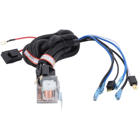 Kit de relais de faisceau de câblage de klaxon 80A, 4 broches Spst, haut-parleur normalement ouvert pour voiture camion SUV RV ATV pick-up moto 24V. (1/4)