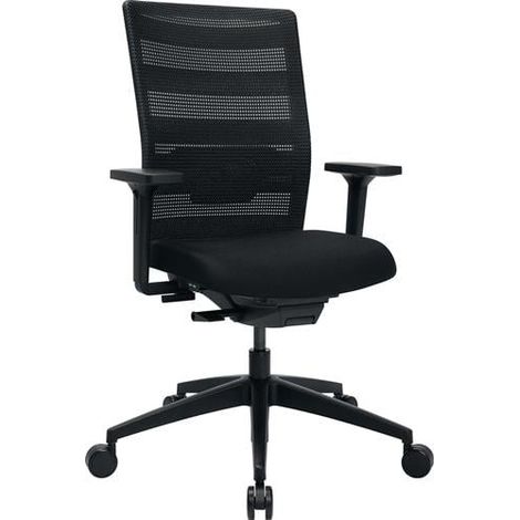 Bürodrehstuhl m.Synchr.-Techn.schwarz/schwarz 420-540mm (1/5)