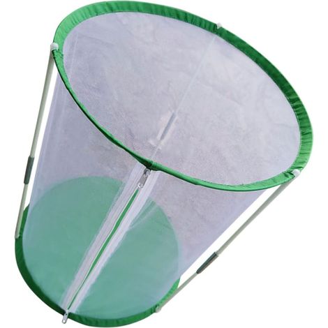 Cage D'Élevage De Transparente 24 Pouces X 13 Pouces X 12 Pouces Cage À Insectes Respirante Portable avec Fermeture Éclair pour Observation Et Habitat Extérieur (1/5)