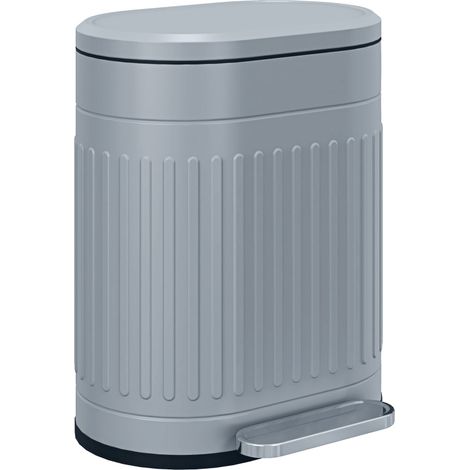 20L Metal Kitchen Bin, with Soft-Close Lid - Grey