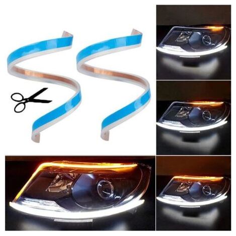 Bande LED phare de voiture Drl 45 cm avec feux de jour à Signal séquentiel dynamique (1/5)