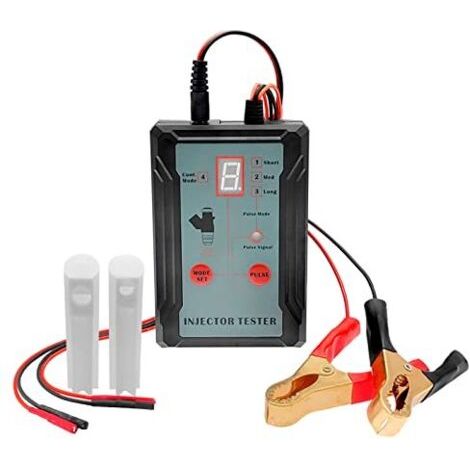 Testeur d'injecteur de Carburant et Adaptateur pour Diagnostic, Nettoyage des injecteurs Kits d'outils Bricolage Protection Contre Les Courts-Circuits commutable 12 V/5 V - (1/5)