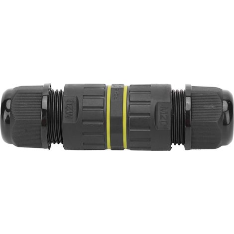 IP68 Wasserdichter 3-Pin-Stecker für Außenkabel, feuerfest, M203P, 912 mm
