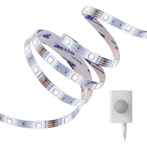 Ruban LED rechargeable 1m – Détection de mouvement – 200 lumens blanc neutre – Pour placards et tiroirs – LSAK1RDCW (1/5)