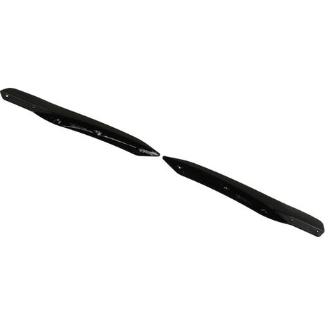 Spoiler laterali anteriori neri lucidi per paraurti della Classe CLA C118 AMG Line 2019-2023