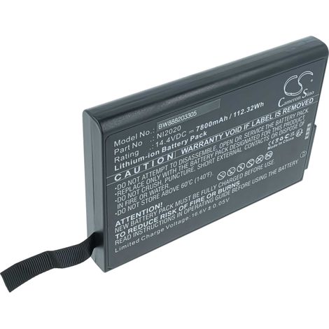 vhbw Akku kompatibel mit Spectrum Analyzer Prospector Sweep Interference Medizintechnik (7800 mAh, 14,4 V, Li-Ion)