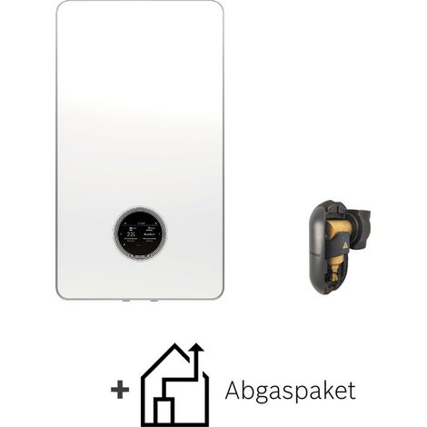 Bosch Brennwert-Standardpaket Condens Bopa ST GC78-009, 7800i W, 40kW, Abgaspaket C33x, Schlammabscheider DN 32, Rot (1/2)