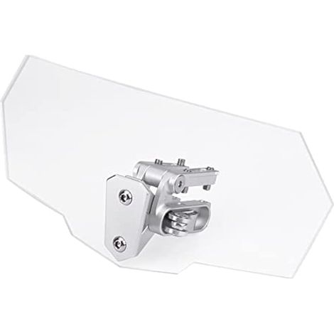 Déflecteur de vent universel réglable pour pare-brise de moto (1/4)