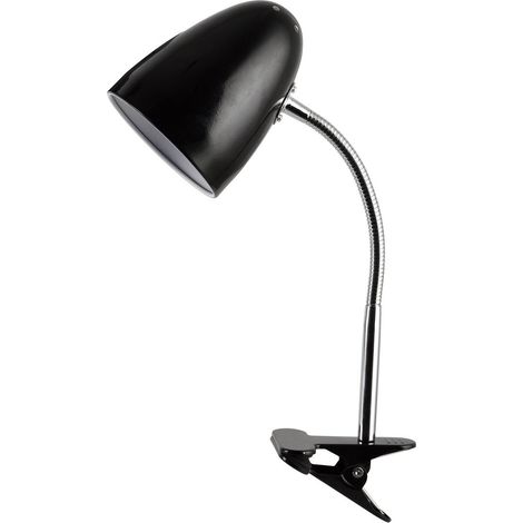 Gaeta E27 Schwarze Klemm-Schreibtischlampe