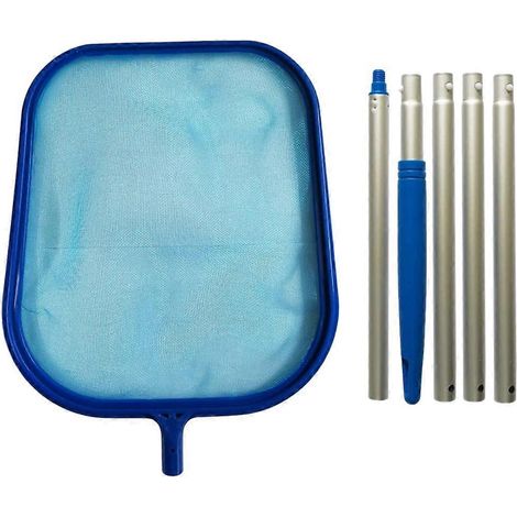 Ensemble de 6 épuisettes rétractables pour le nettoyage de piscine à domicile (1/5)