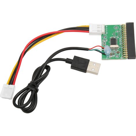 Câble adaptateur USB pour lecteur disquette 3.5 pouces 1.44MB, 34 broches, plug and play, compatible PC (1/5)