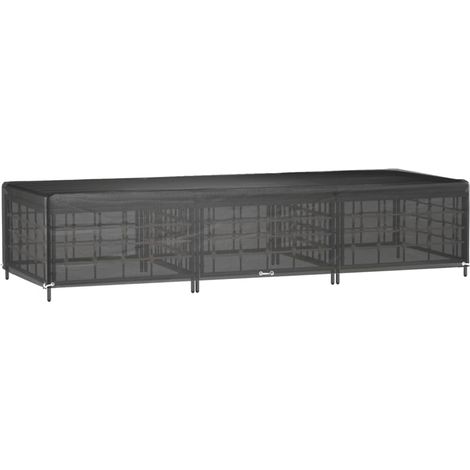 Maison Exclusive - Copertura per Sdraio 12 Occhielli 205x75x40 cm in Polietilene