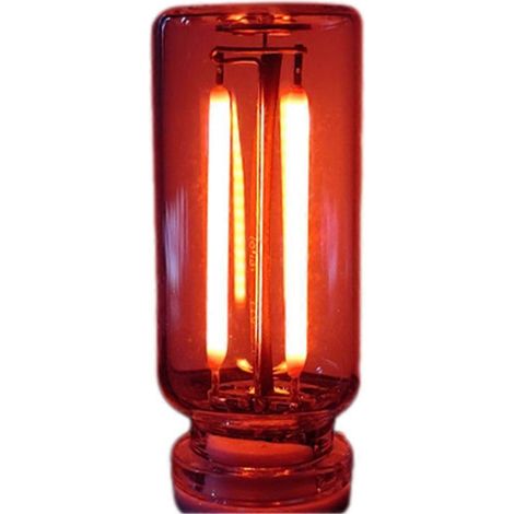 Veilleuse de chevet tactile USB, mini lampe LED à intensité variable pour chambre, voiture, ambiance romantique et décoration intérieure moderne (1 pièce, rouge) (1/5)