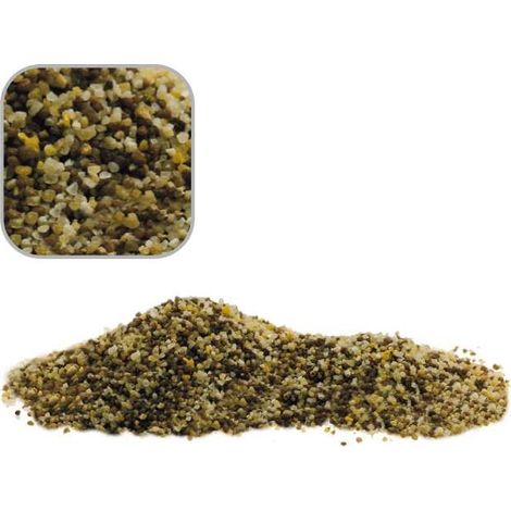 Set 4 pezzi Sabbia River Mix 1-2,5Mm kg 5 per acquari