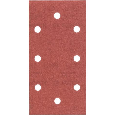 Bosch Schleifblatt-Set für Schwingschleifer K=180 93 x 185 mm 8 Löcher 10-tlg. - 2609256A91 (1/2)