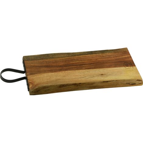Planche à découper en acacia et poignée en métal (1/5)
