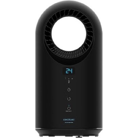 Cecotec Calefactor Bajo Consumo Ready Warm 8400 Bladeless Connected. Potencia 1500 W, Wifi, Mando a Distancia, Pantalla LED