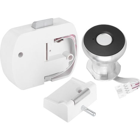 Serrure biométrique intelligente à empreinte digitale, déverrouillage rapide, antivol pour armoire de rangement de maison ou de bureau. (1/5)