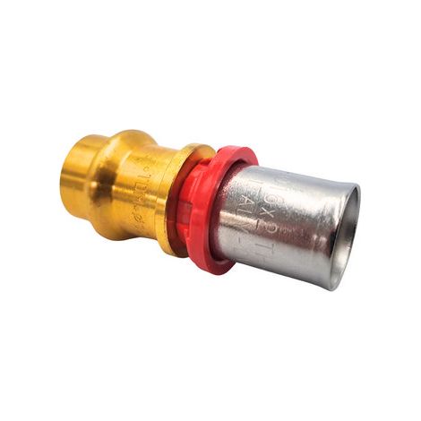 GIUNZIONE PER MULTISTRATO/RAME A PRESSARE PROFILO V- 16x2 15- TDMB- pezzi 1
