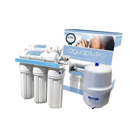 5-stufige Umkehrosmoseanlage ohne Pumpe, 1/4'' Außengewindeanschluss, Mindestdruck 2,5 bar