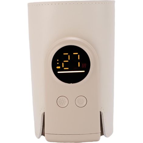 Chauffe-biberon à Lait Rapide – Chauffe-biberon sans Fil avec 6 Contrôles Précis de la Température, Réchauffement en 60 Secondes, Veilleuse et Fonction de Décongélation pour le Lait (6000mah) (1/5)