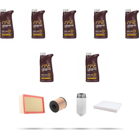 Kit tagliando 4 FILTRI e 7L OLIO compatibile con Ford Transit 2007 2.4 TDCi 103kw dal 2006 (1/5)