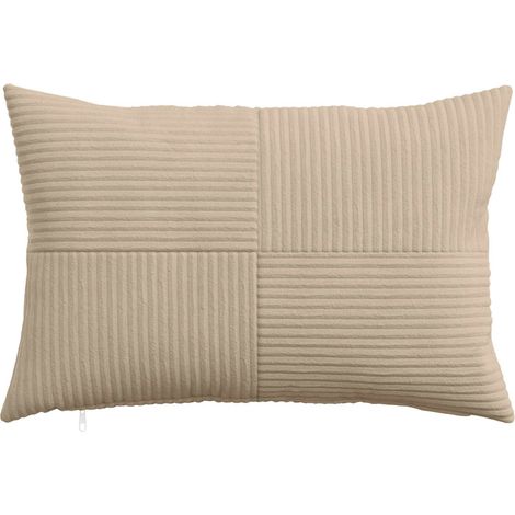 vidaXL Funda de almohada 2 pcs ALMELO Topo 40 x 60 cm pana (1/2)