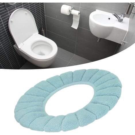 Coussin de siège de toilette, tapis chauffant d'hiver, lavable, vert (1/5)