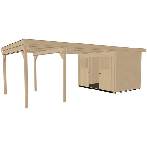 Loungehaus Stockton 225B Gr.1 natur, 205x299cm Lounge 450cm