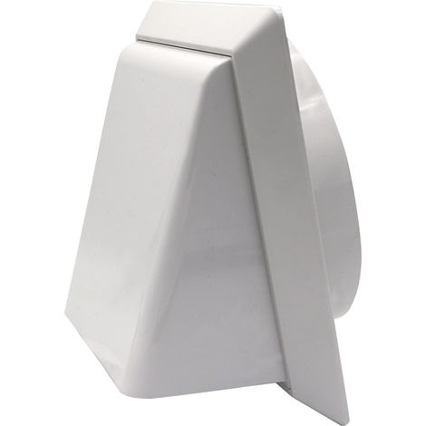 La Ventilazione CP19150RB Cappetta antivento con rete antinsetto, per tubi ø 150 mm, bianca