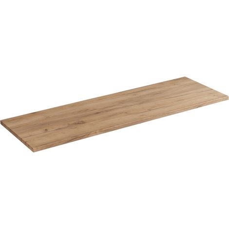 Plan vasche NALYA 140 cm - Eichen hell - Holzplatte für großes Hängemöbel