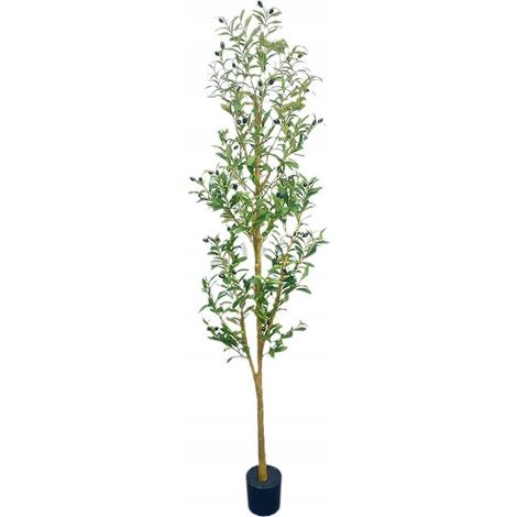 KÜNSTLICHE PFLANZE, OLIVENBAUMEN XXL IM TOPF, REALISTISCHE 180CM DEKORATION
