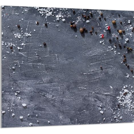 Panneau de verre pour cuisine 65x60 Ardoise (1/5)