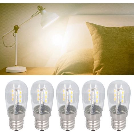 10 Ampoules LED E12 Verre 500LM pour Plafonnier Murale Chambre Bureau 220V (1/5)