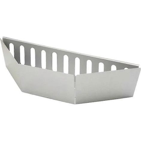 Ensemble de 2 paniers à charbon de bois pour barbecue, en acier galvanisé, pour grillades et camping en extérieur, 38,5 x 11 x 7,5 cm (1/5)