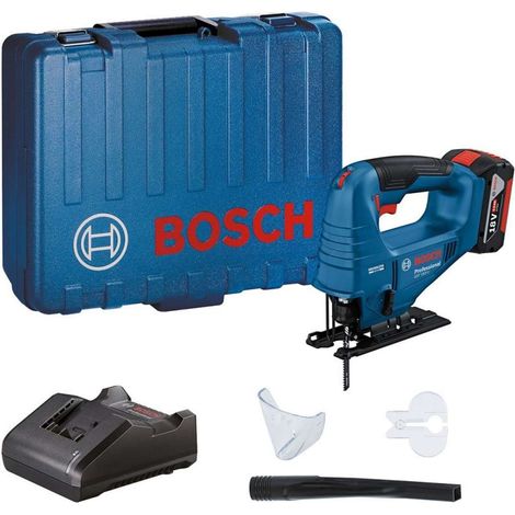 Bosch - 18V Akku-Stichsäge, 1x Akku 4,0 Ah, Ladegerät 06015B7022
