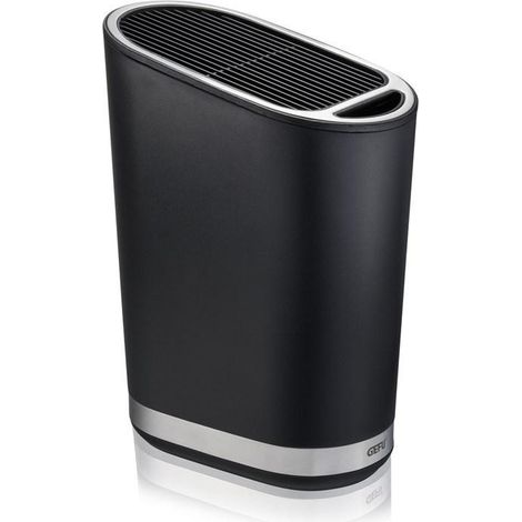 Gefu Smartline bloque de cuchillos negro diseño contemporáneo