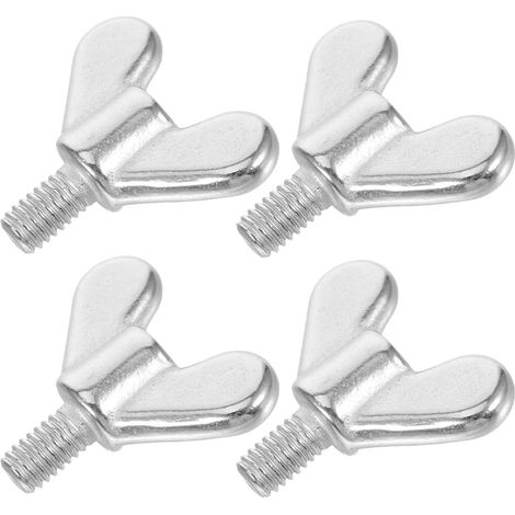 4 Stück Edelstahl Flügelmuttern M6