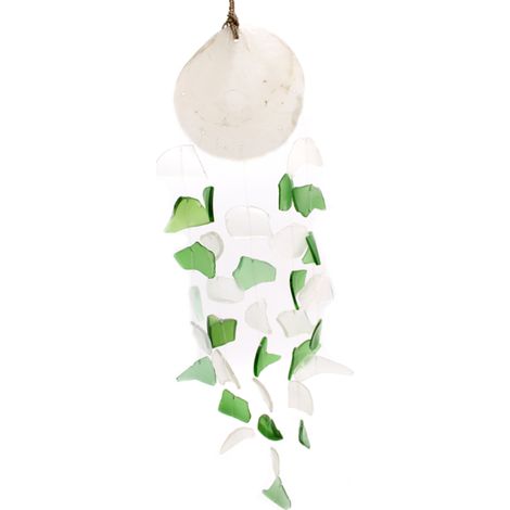 Copis & Glass Drop - Verre Vert & Blanc- Vendu par 1