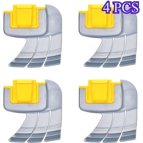 Lot de 4 têtes de brosse de rechange pour nettoyeurs de piscine Zodiac MX6, MX8 Elite, Polaris MAXX et Atlas XT (1/5)