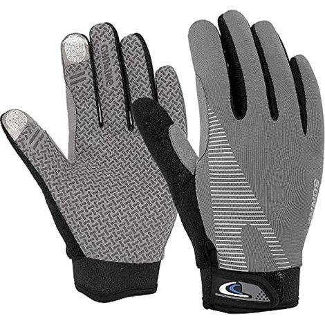 Gants D Entrainement - Antidérapants - Respirants - Compatible Écran Tactile - Pour Homme Et Femme - Par 1 Paire (1/3)