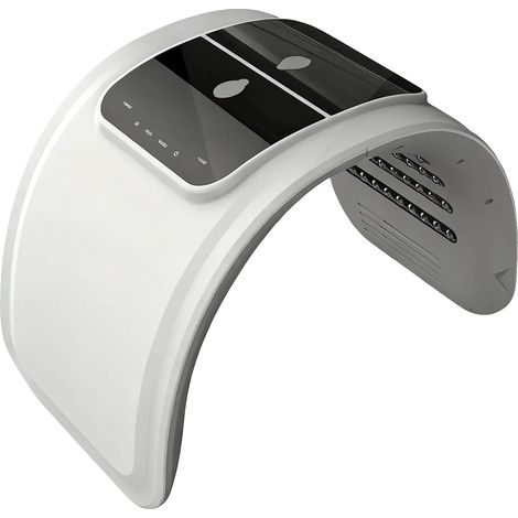 LED-Gesichtsmaske, Multispektrale Therapie, Intelligenter Touchscreen, Weiß (1/2)