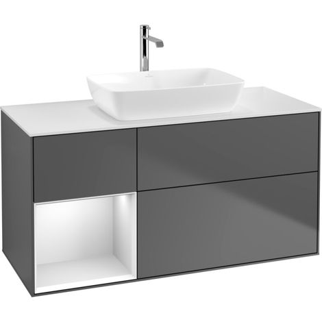 Villeroy & Boch F821MTGK Meuble sous-lavabo Finion F82 (1/2)
