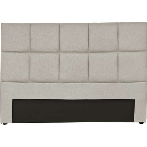Cabecero lumus para colchón de 150cm tapizado beige, 160cm(ancho) 110cm(alto) 9cm(fondo) (1/4)