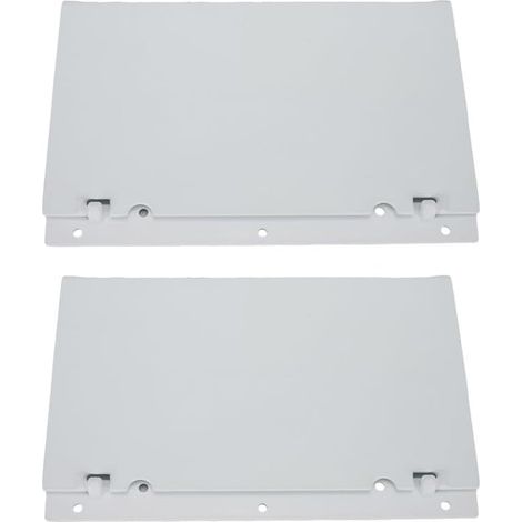 Lot de 2 grilles de déversoir 08650-0022 de rechange pour porte à battant Sta-Rite U-3 en vinyle robuste Blanc 21,5 x 13 cm (1/5)